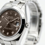 Rollie Datejust Brown Dial Luxury Watch