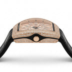 FM Luxury Diamond Rose Gold Watch