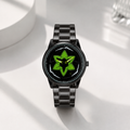 Green Rim Dial Watch