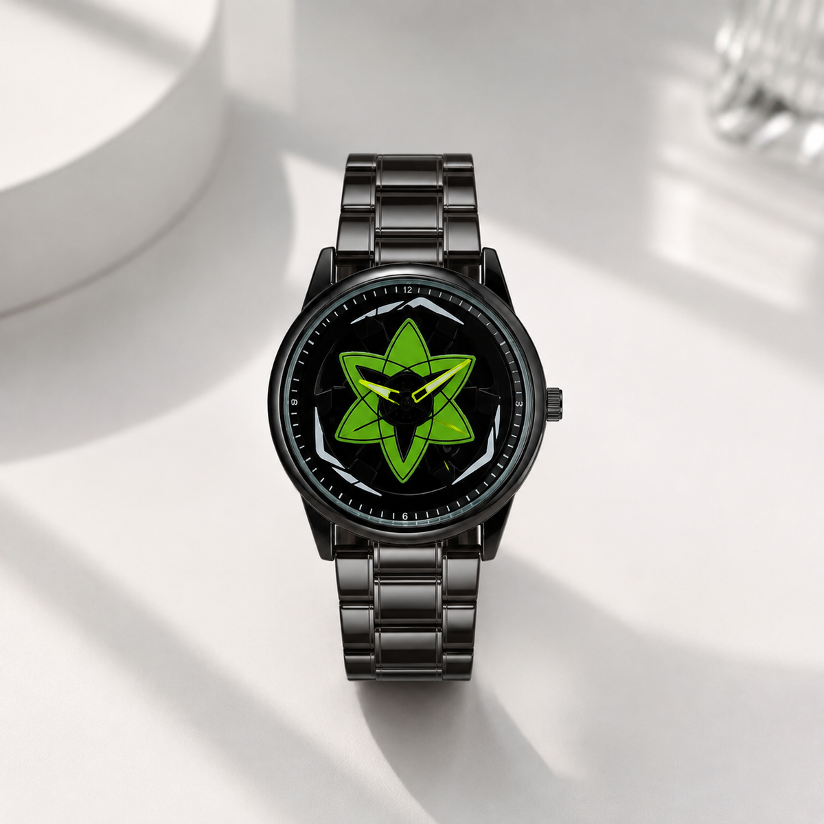 Green Rim Dial Watch