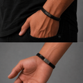 Premium Black Chain Design Bracelet – Modern Casual Wrist Accessory
