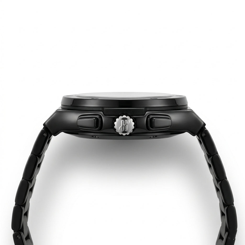 Black Chronograph Luxury Watch