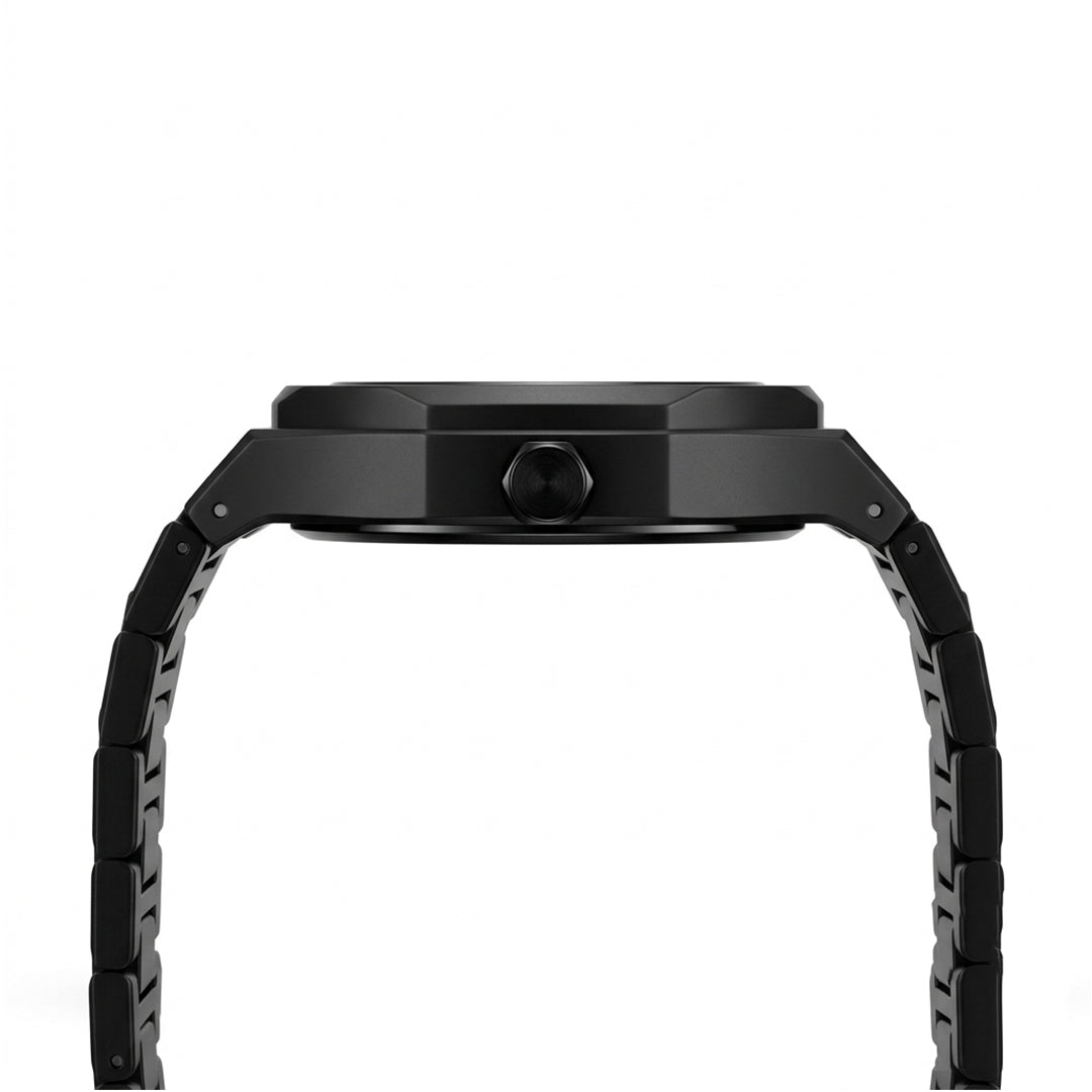 Black Arabic Aura Minimalist Watch