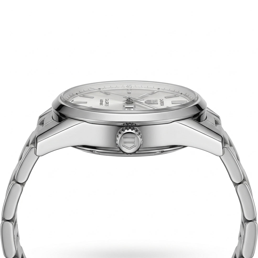 Heuer Carrera Calibre 5 Automatic Silver Dial Watch