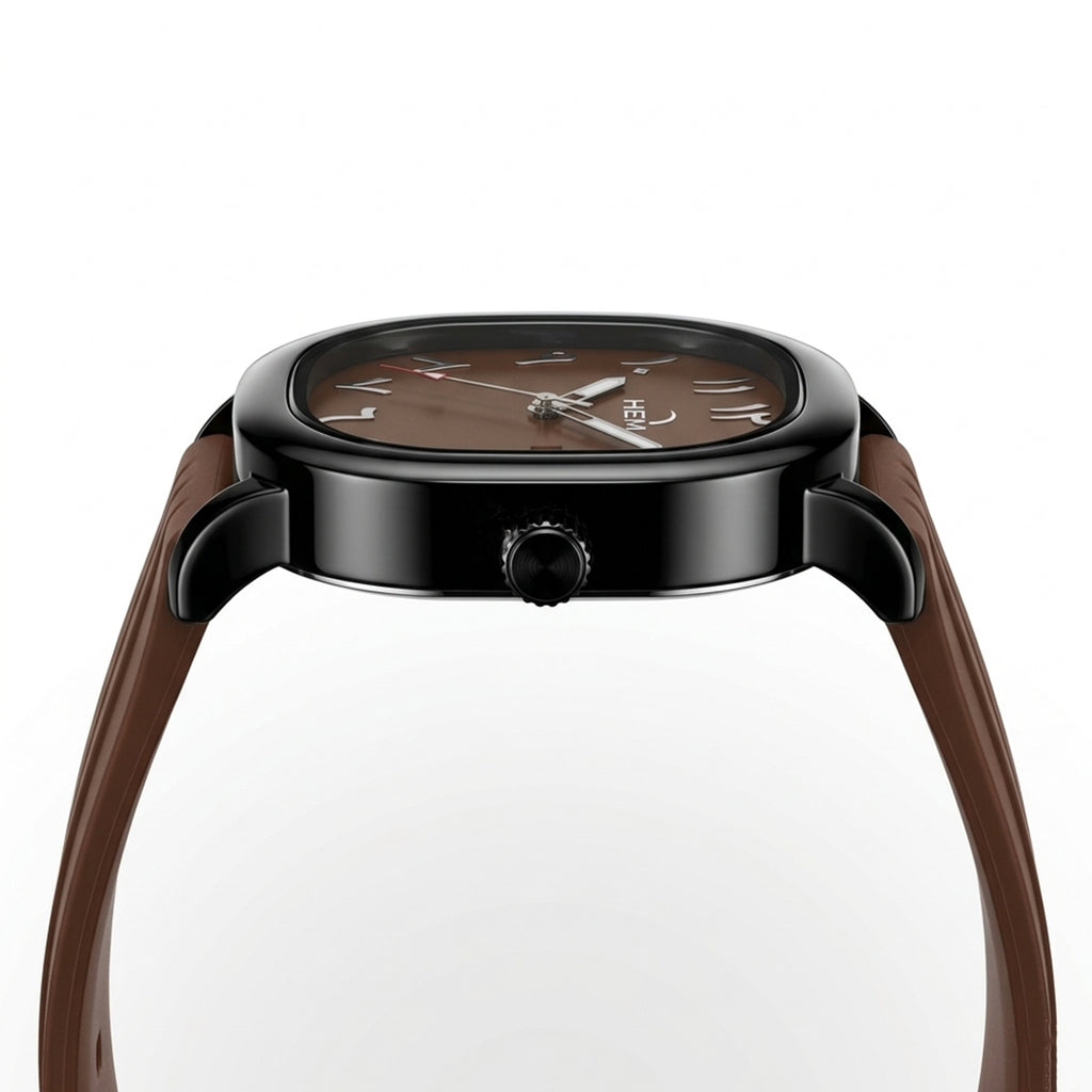 Hervi Luxury Elegant Brown Dial Modern Watch
