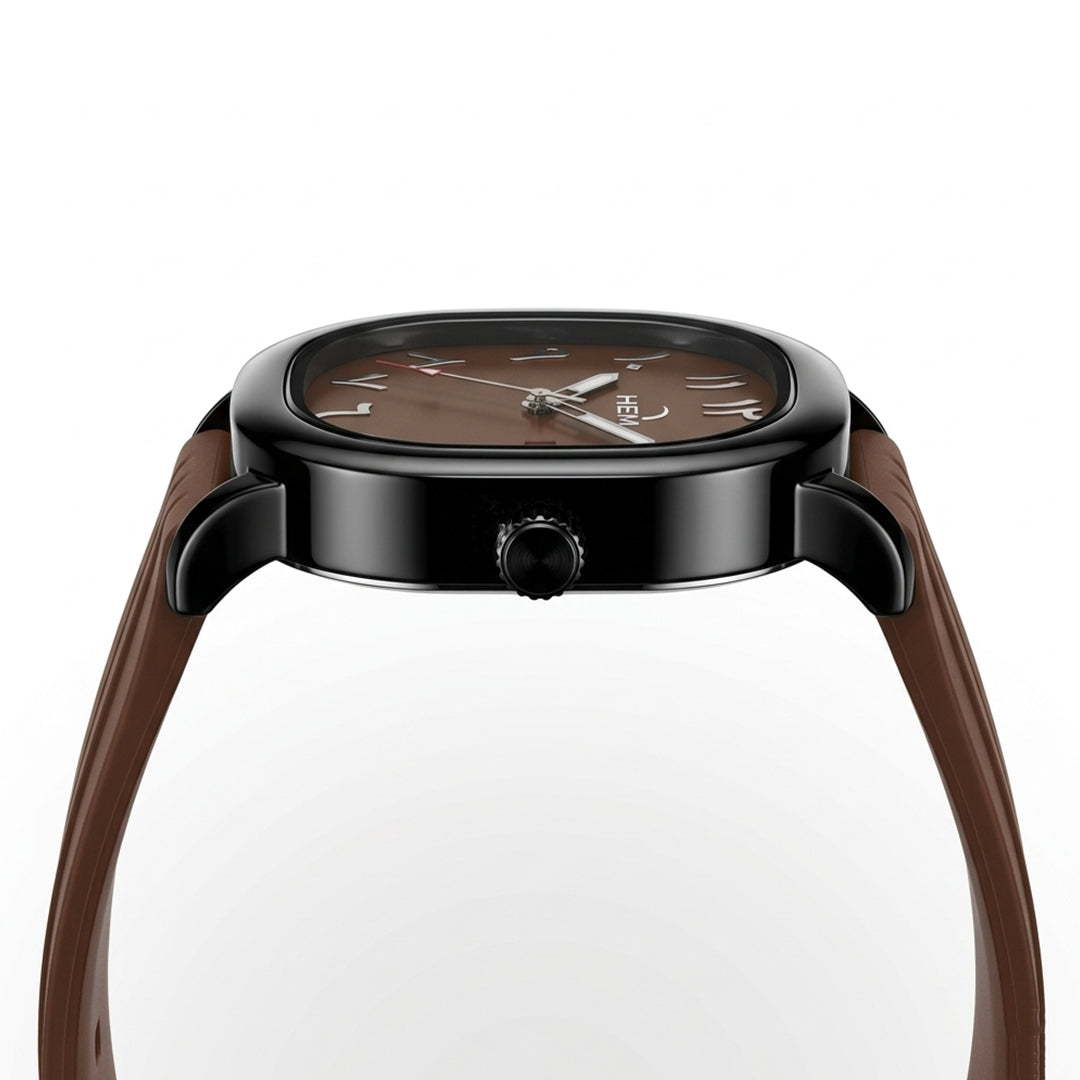 Hervi Luxury Elegant Brown Dial Modern Watch