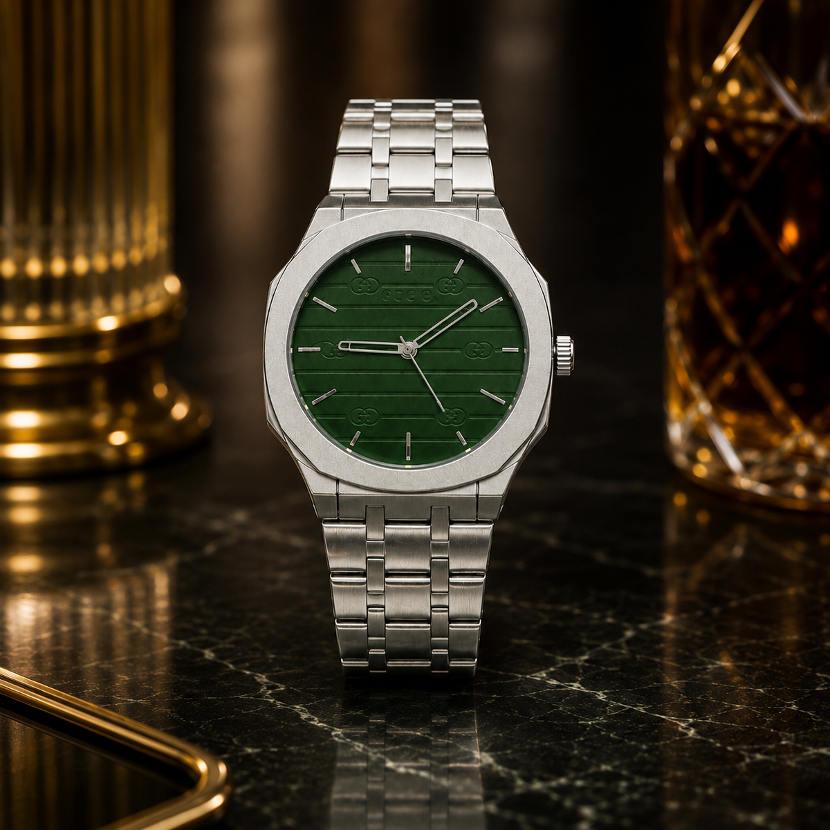 Gucci Green Luxe Watch