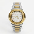 Gusalai Luxury Elegant Two-Tone Gold Steel Watch