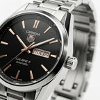 Heuer Carrera Black Dial Automatic Watch