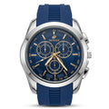 Dunlex Sport Blue Chronograph Silicone Strap Watch