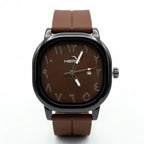 Hervi Luxury Elegant Brown Dial Modern Watch