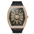 Denvosi Luxury Elegant Green Dial Diamond Square Watch