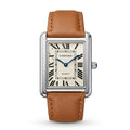 Vintage Tank Elegant Roman Dial Square Watch