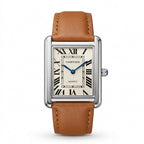 Vintage Tank Elegant Roman Dial Square Watch