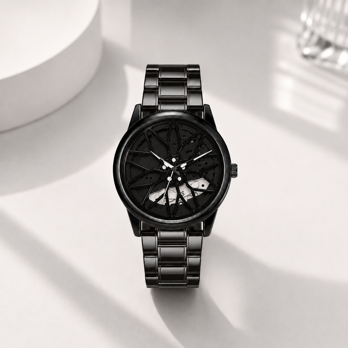 White Rim Dial Watch