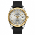 Rollie Oyster Perpetual Datejust Silver Gold Edition