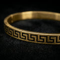 Luxury Gold Greek Cuff Bracelet