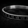 Luxury Roman Numeral Cuff Bracelet