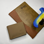 Luxury Camel Brown Genuine Leather Wallet